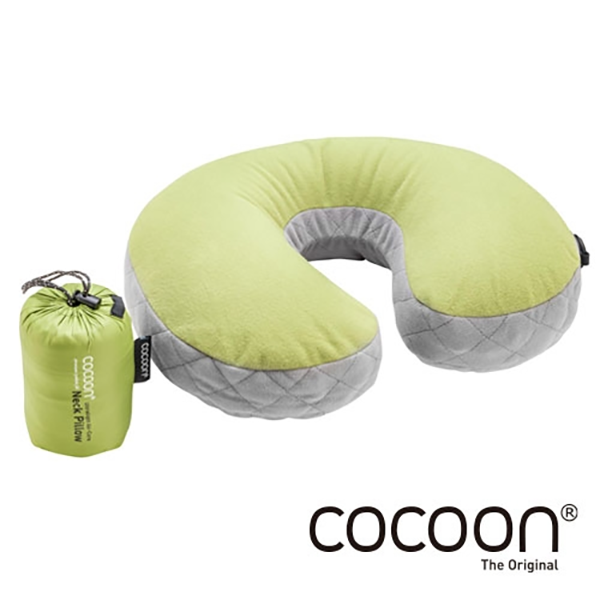 코쿤[COCOON] 울트라라이트 초경량 퀼팅 여행용 U자형 목베개 와사비/그레이 / U-ACP3-UL2N
