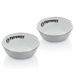 페트로막스[Petromax] 에나멜 보울 캠핑용 그릇(2개입) 화이트 / PM-PX-BOWL-W