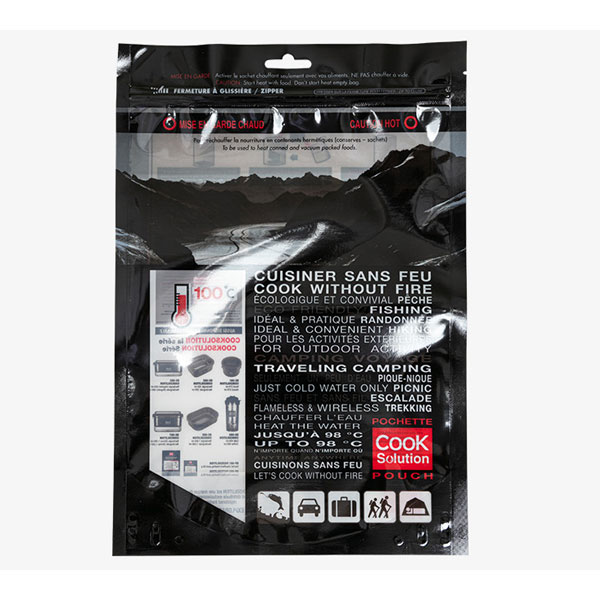 바로쿡[Barocook] 발열 지퍼백 파우치(대) × 5개 + 발열팩 50g x 5개 / BC-911 (당일발송)