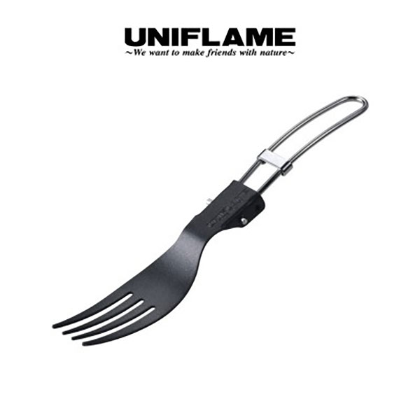 유니프레임[Uniflame] FD 티타늄 포크 (블랙) / 667996