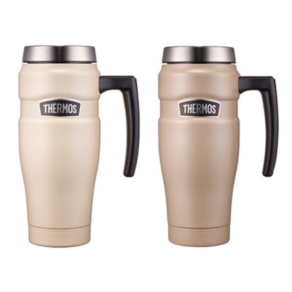 써모스[THERMOS] 트래블 킹 핸들 텀블러 470ml / RODH-001K