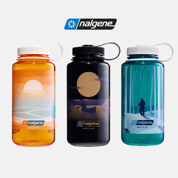 날진[Nalgene] 와이드마우스 서스테인 랜드스케이프 네거티브 1.0L (리미티드 에디션) (당일발송)