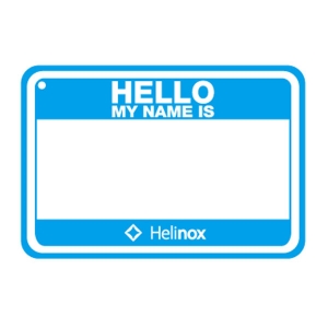 헬리녹스[Helinox] Hello My Name Is 벨크로 패치