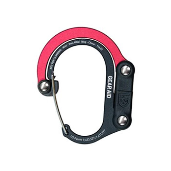 기어에이드[GEAR AID] 히어로클립 미니_블랙앤레드